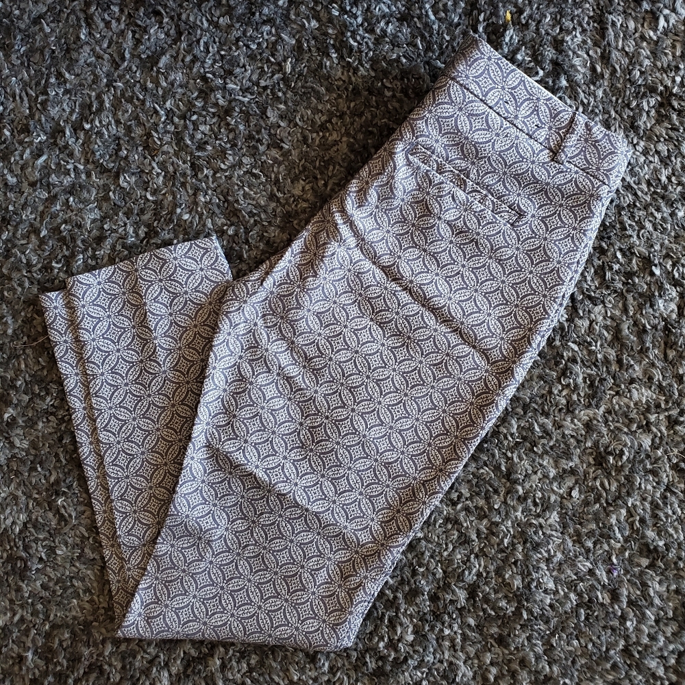 Banana Republic Sloan Curvy Fit Pants Size 4 Paisley
